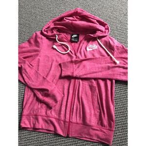 nike full‎ zip hoodie small Pink